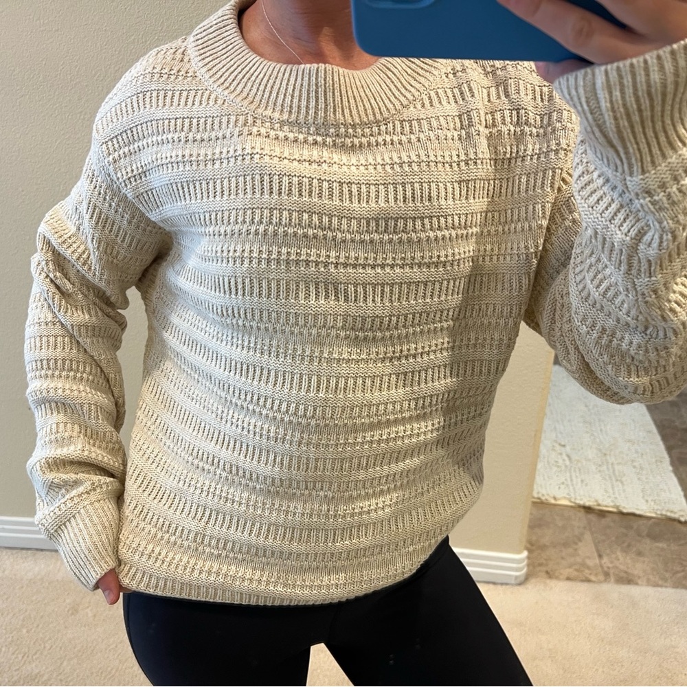 Cozy Cream Knit Sweater